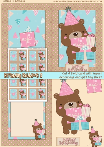 BIRTHDAY BUDDIES 3 MINI KIT