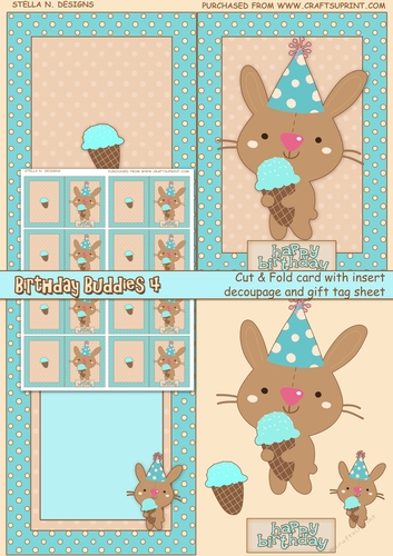 BIRTHDAY BUDDIES 4 MINI KIT