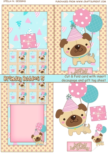 BIRTHDAY BUDDIES 5 MINI KIT