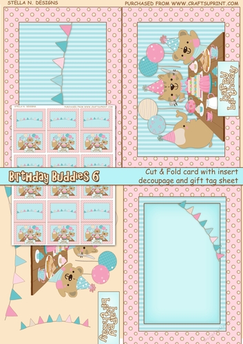BIRTHDAY BUDDIES 6 MINI KIT