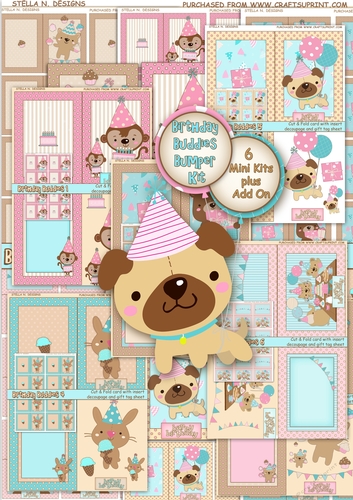 BIRTHDAY BUDDIES BUMPER KIT
