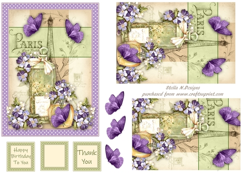 SCENT OF VIOLETS PYRAMAGE TOPPER