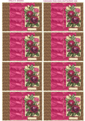 WILD ROSE GIFT TAGS