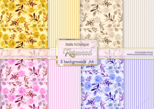 ROSEWOOD A4 BACKGROUND KIT