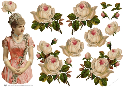 LADY ROSE DECOUPAGE