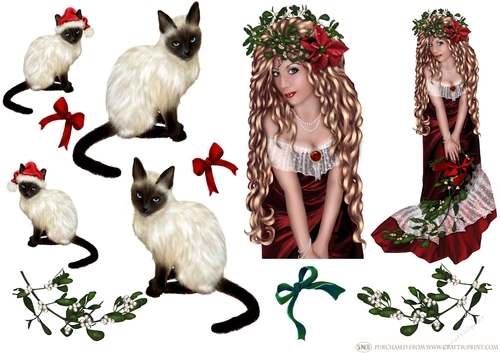 CARD CRAFTER CHRISTMAS - Santas daughter
