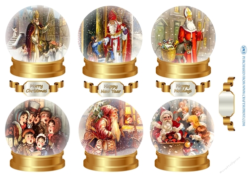 SNOWGLOBES FATHER CHRISTMAS