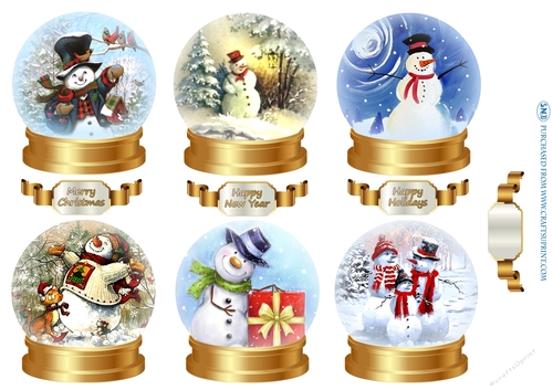 SNOWGLOBES SNOW FOLKS
