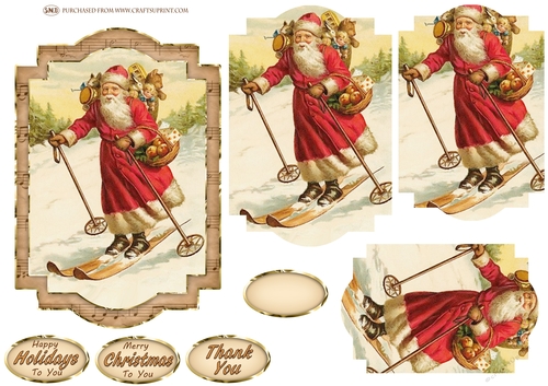 SAINT NICOLAS 3 VINTAGE PYRAMID TOPPER