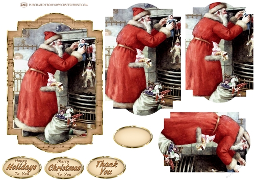SAINT NICOLAS 4 VINTAGE PYRAMID TOPPER