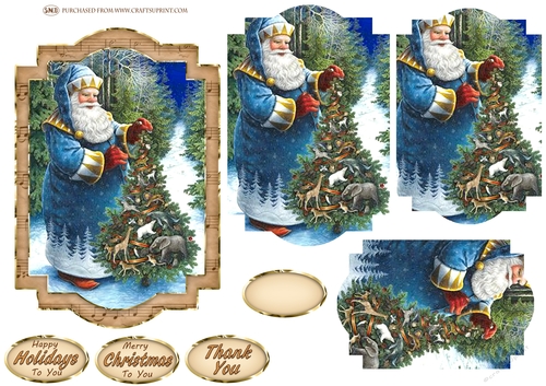 SAINT NICOLAS 5 VINTAGE PYRAMID TOPPER