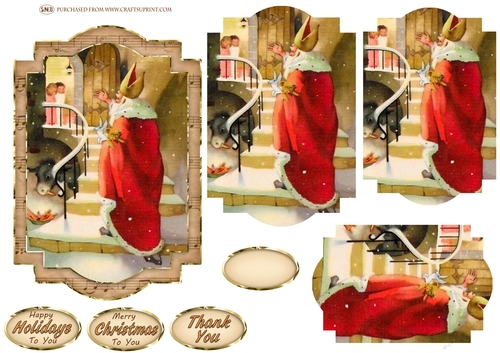 SAINT NICOLAS 6 VINTAGE PYRAMID TOPPER