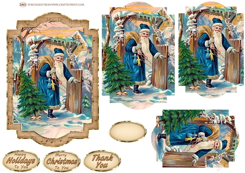 SAINT NICOLAS 7 VINTAGE PYRAMID TOPPER