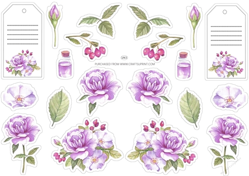 HEDGEROSE STICKERS 3