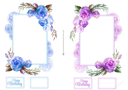 TROPICAL ROSES 2 TOPPERS