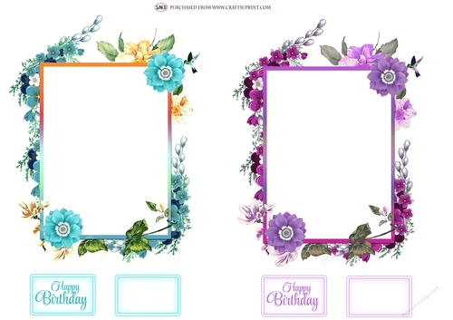 SUMMER FLOWERS 1 TOPPERS
