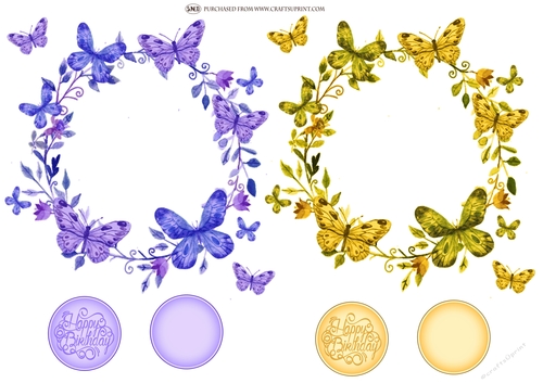 BUTTERFLY TOPPERS