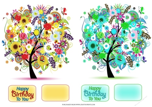 HAPPY TREES TOPPERS