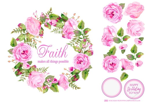INSPIRING ROSES 1 DECOUPAGE TOPPER