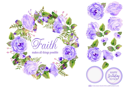 INSPIRING ROSES 2 DECOUPAGE TOPPER