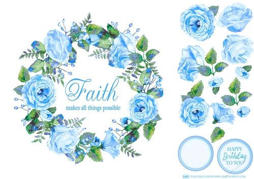 INSPIRING ROSES 4 DECOUPAGE TOPPER