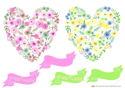MILLEFLEUR HEART 2TOPPERS