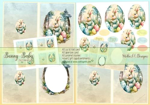 BUNNY BABY 3 IN 1 MINI KIT