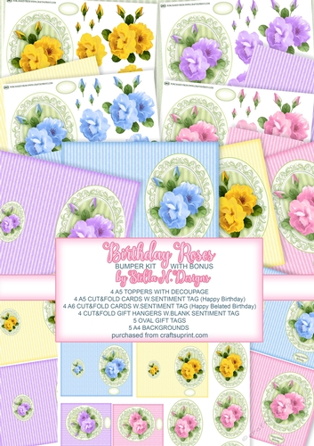 BIRTHDAY ROSES BUMPER KIT