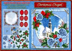 CHRISTMAS CHAPEL - DECOUPAGE CARD MINI KIT