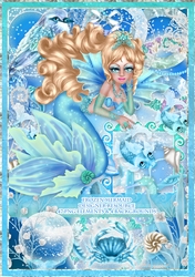 FROZEN MERMAID DESIGNER RESOURCE PLUS BONUS BACKGROUNDS