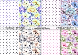 FLOWER SHOWER BACKGROUND KIT