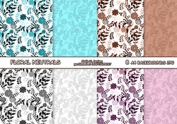 FLORAL NEUTRALS A4 BACKGROUND KIT