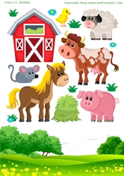 LITTLE FARM DECOUPAGE