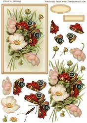 VINTAGE BUTTERFLY TOPPER