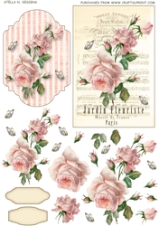 VERY FRENCH TOPPER SET 4