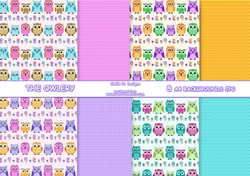 THE OWLERY BACKGROUND KIT