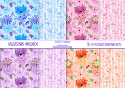 FLOWER CRUSH A4 BACKGROUND KIT