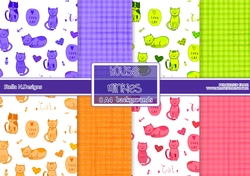 HOUSE MINKIES A4 BACKGROUND KIT