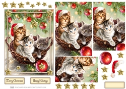 MEOWY CHRISTMAS PYRAMIDE TOPPER
