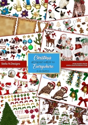 CHRISTMAS EVERYWHERE DECOUPAGE BUMPER KIT