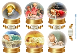 SNOWGLOBES BABY JESUS