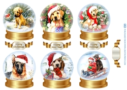 SNOWGLOBES WINTER DOGGIES