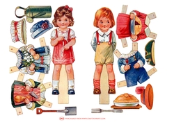 MARY AND JACK PAPERDOLL