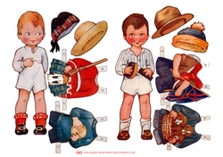TOMMY AND JIMMY PAPERDOLL