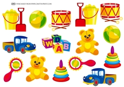 TODDLER TOYS CRAFT SHEET