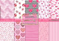 VALENTINE MIX A4 BACKGROUNDS