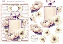 SCENTSY BIRTHDAY 3 A5 DECOUPAGE TOPPER 