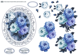 ROSIE POSIE 3 A5 DECOUPAGE TOPPER