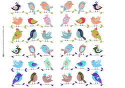 SCRAPPY BIRDS A4