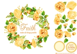 INSPIRING ROSES 3 DECOUPAGE TOPPER